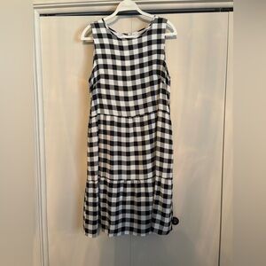 Black and White Checkered Dress